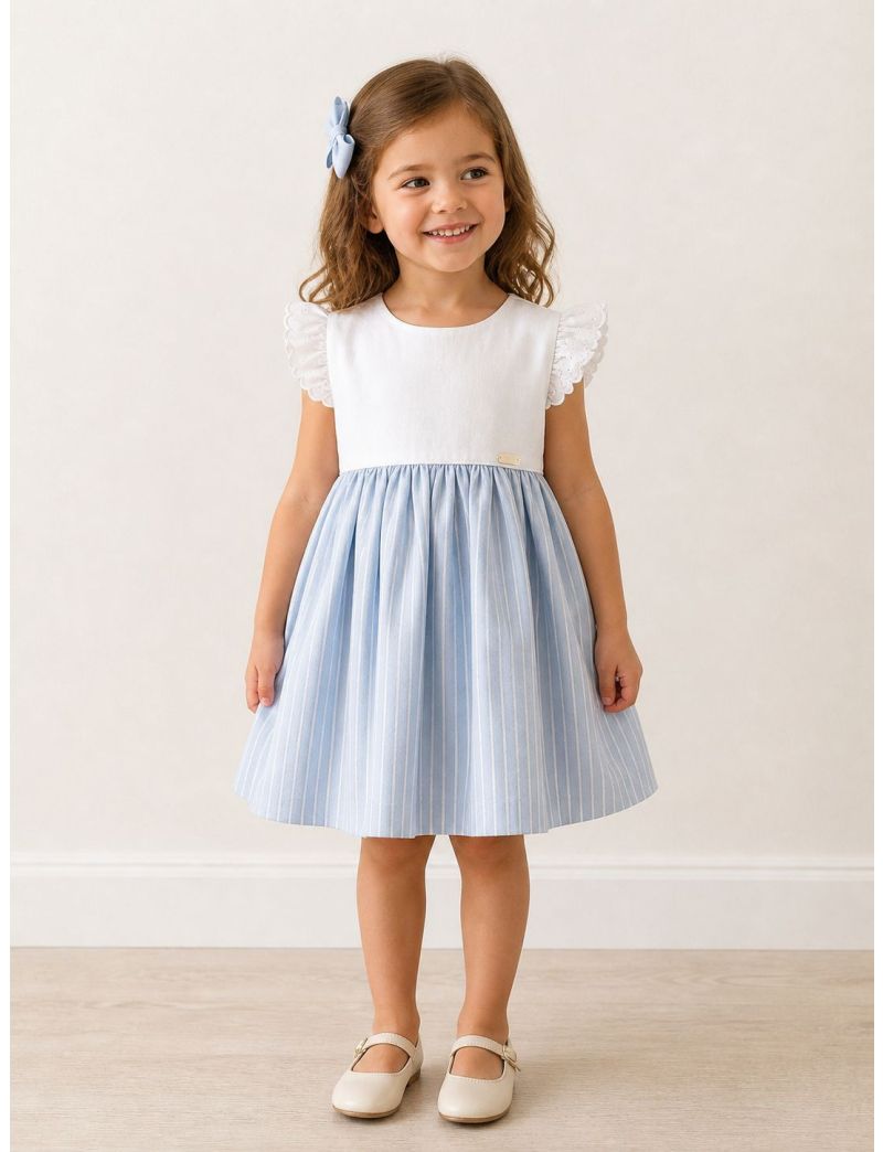 Vestido Azul Pastel