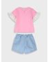 Conjunto T-shirt Rosa Flo