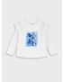T-shirt Estampa Azul