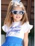 T-shirt Blue Elegance