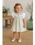 Vestido Riscas Verde Past
