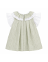 Vestido Riscas Verde Past