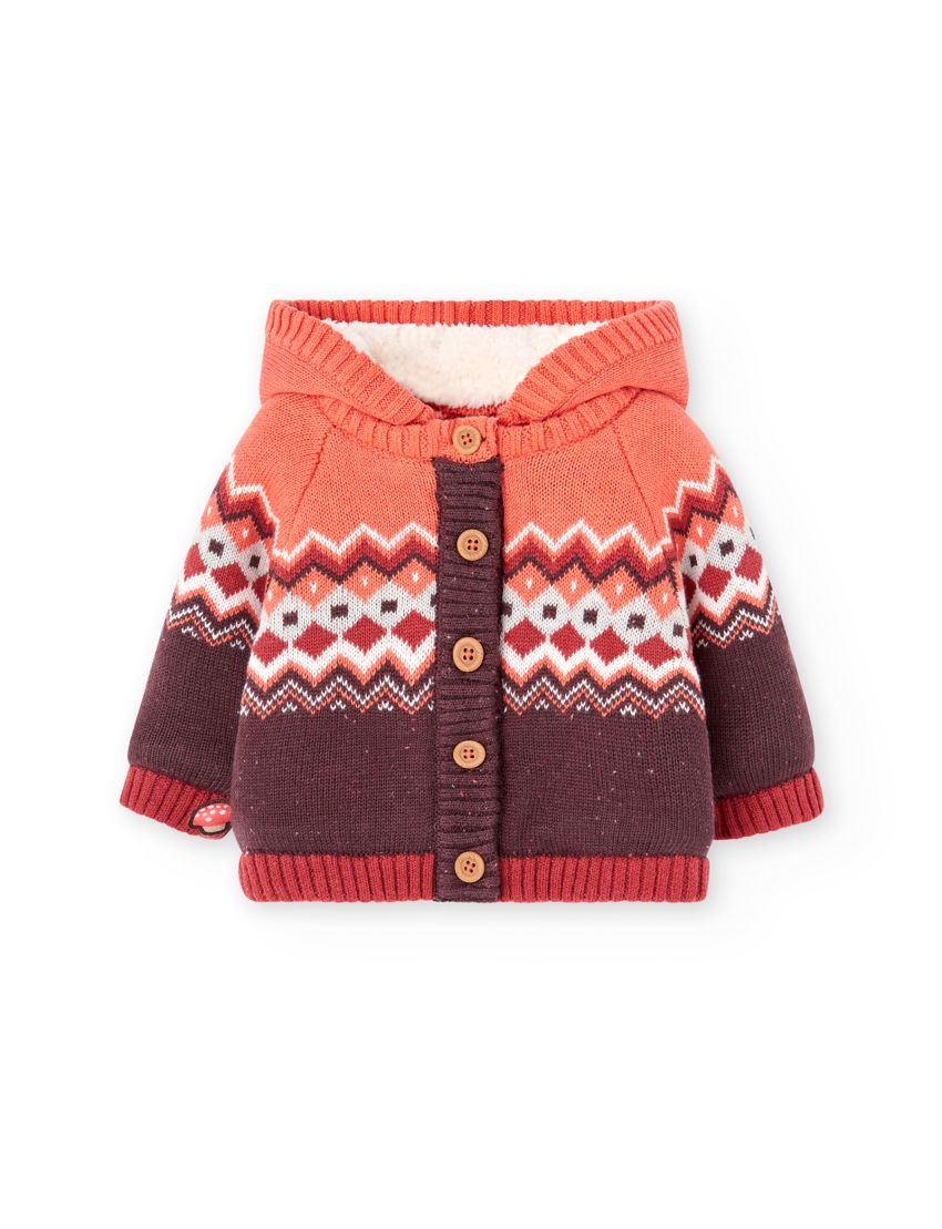 Casaco tricot do bébé -BC