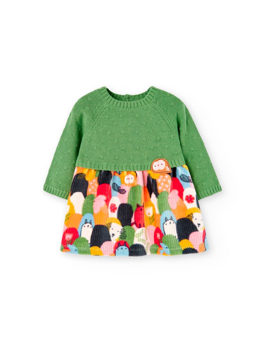 Vestido tricot para o beb