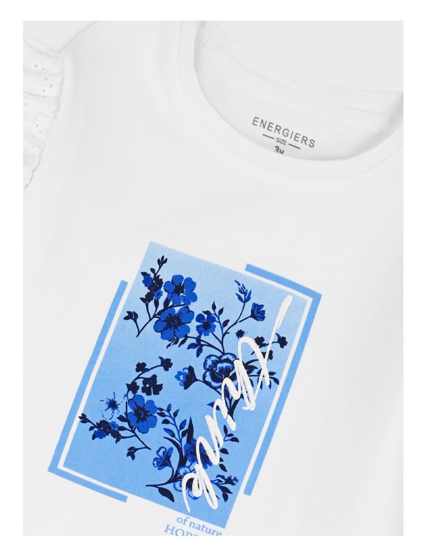 T-shirt Estampa Azul