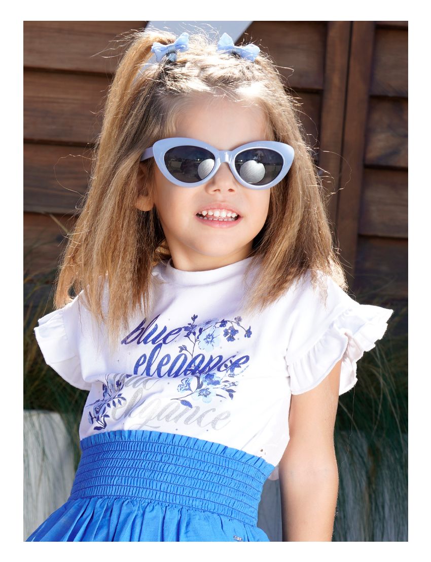 T-shirt Blue Elegance