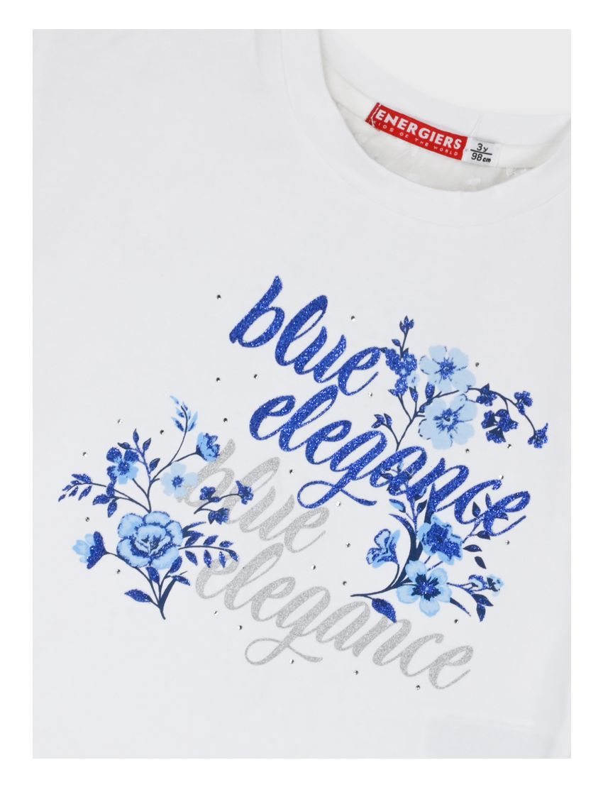 T-shirt Blue Elegance