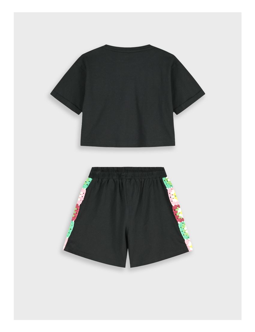 Conjunto Preto Crohê