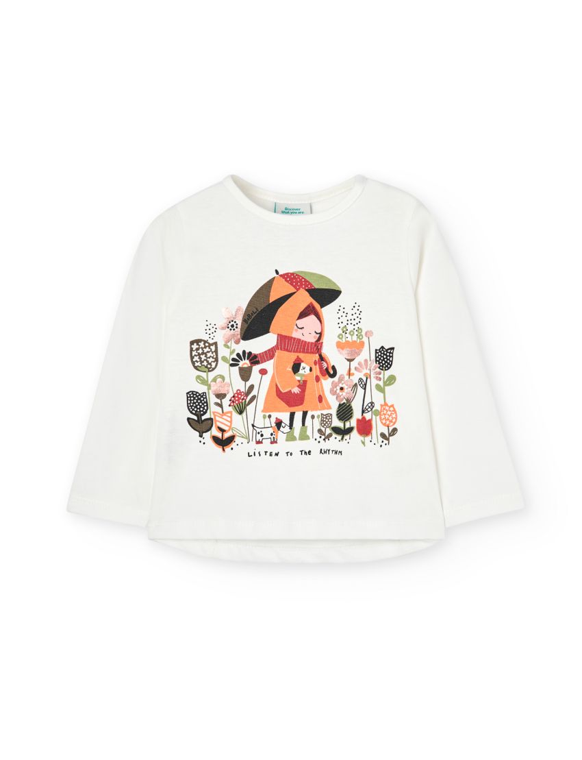 Camiseta malha para o beb