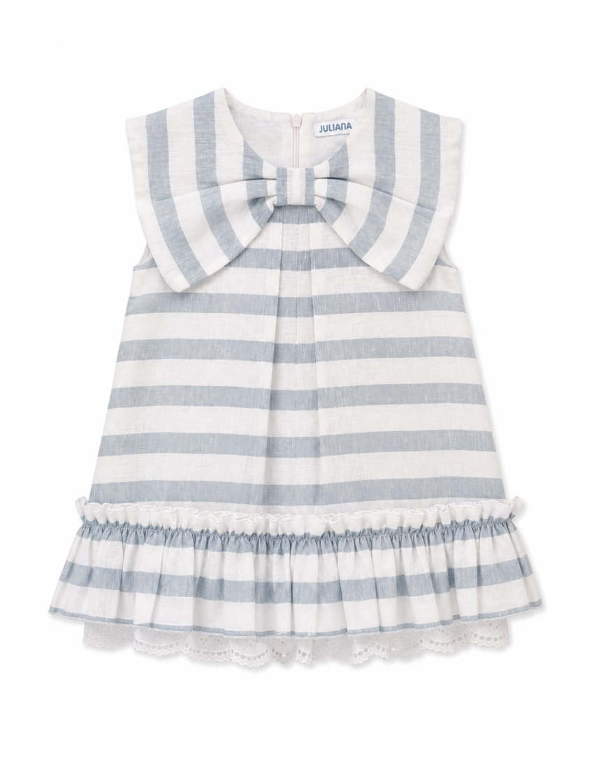 VESTIDO RAYADO LAZO CUELL