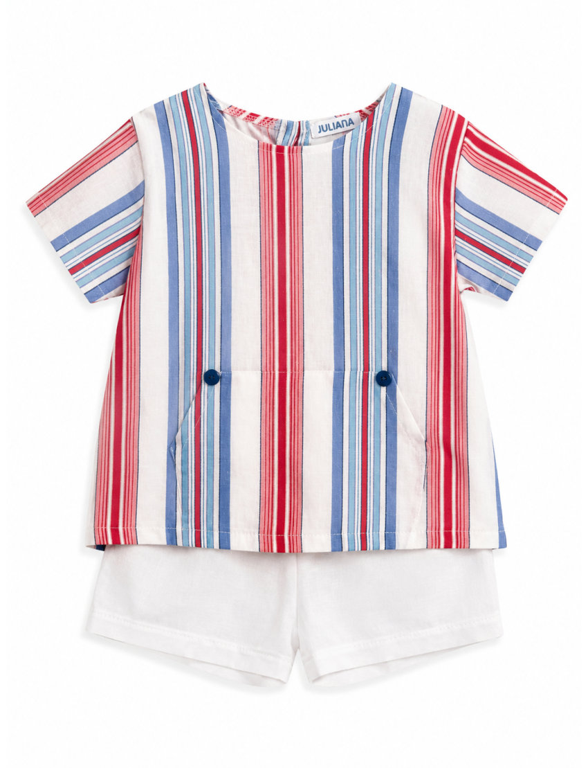CONJUNTO CAMISA NIÑO BOLS