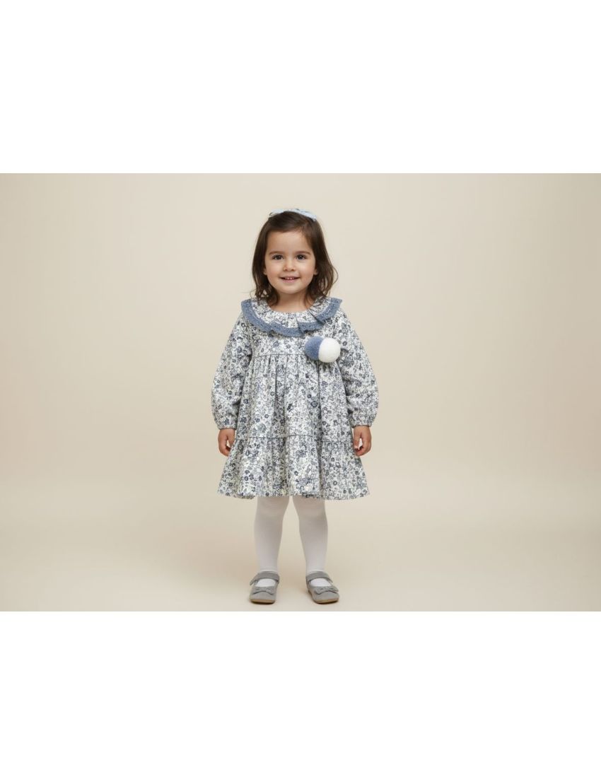 Baby Dress With Lace Flow