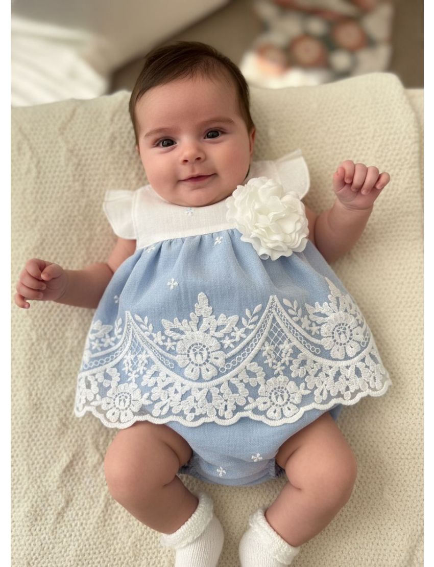 Short Lace Fabric Dress W