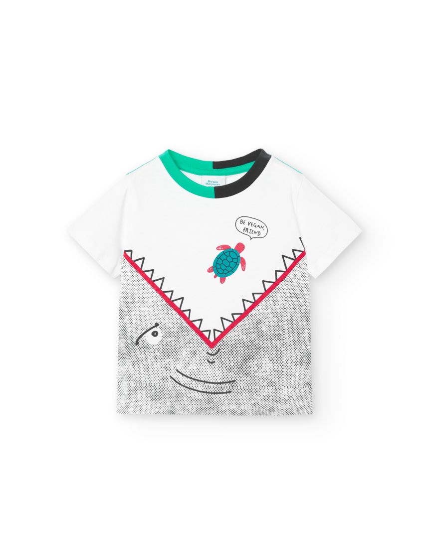 Camiseta malha para o beb