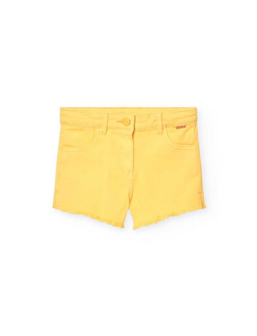 Calção Amarelo Menina Bob