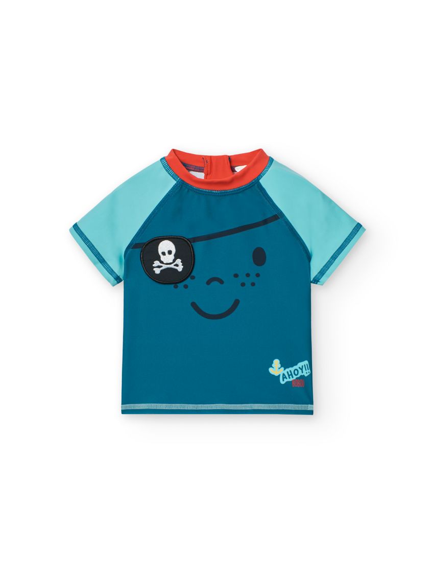 T-shirt de Banho Pirata