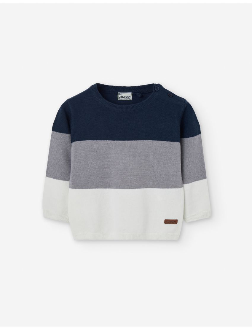 Camisola Malha Tricolor