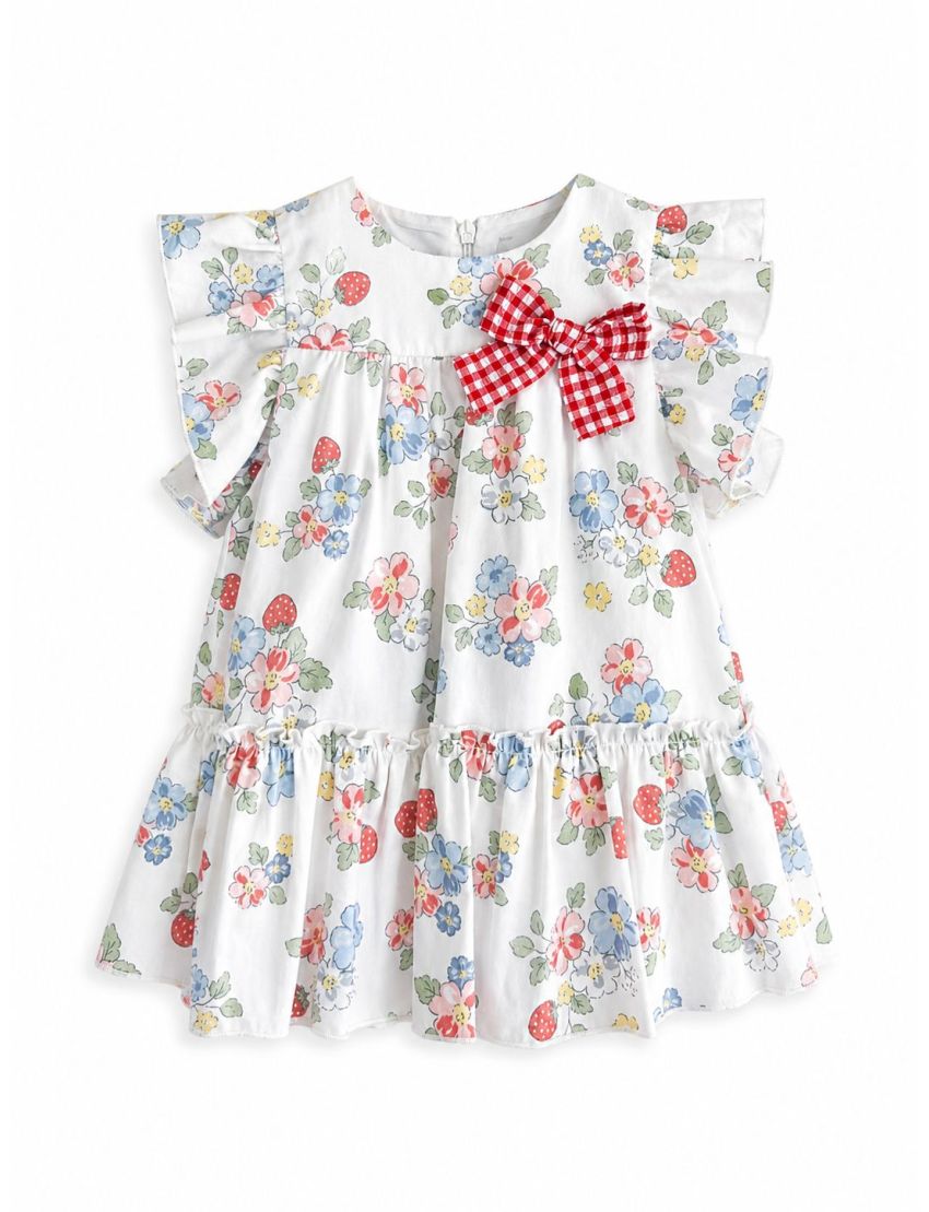 Vestido Floral Laço Xadre