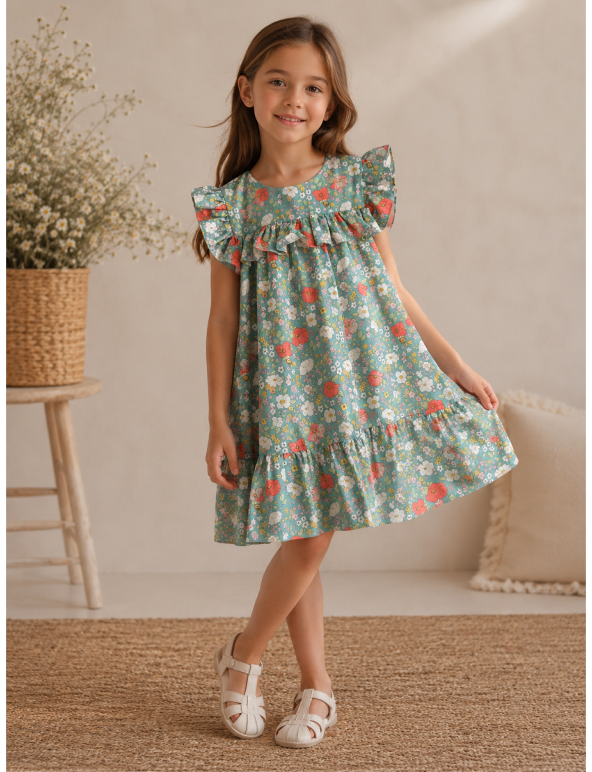 Vestido Grande Verde Agua